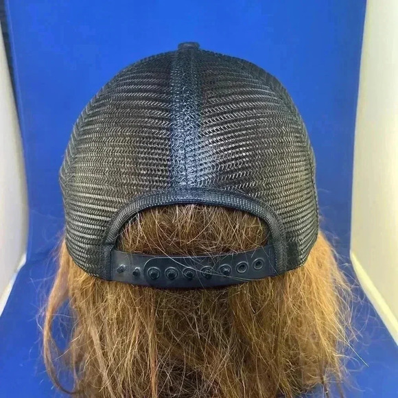 Patriotic Black Mesh Snapback Cap - These Colors Don't Run - Picture 4 of 5